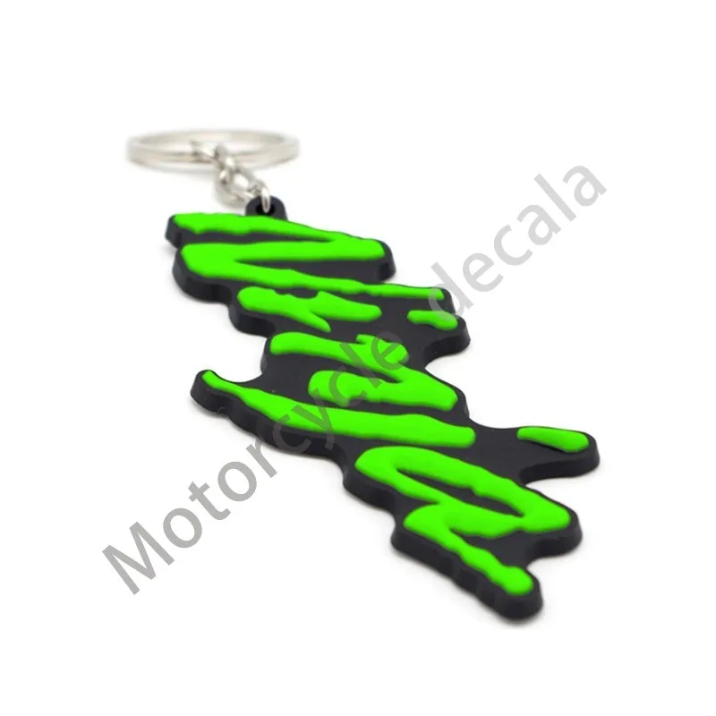 For KAWASAKI NINAJ 300 ninja 400 250 250r 650 Motorbike Key Ring  Dropshipping cover 2021 New Motorcycle Keychain Ring 3D Rubber