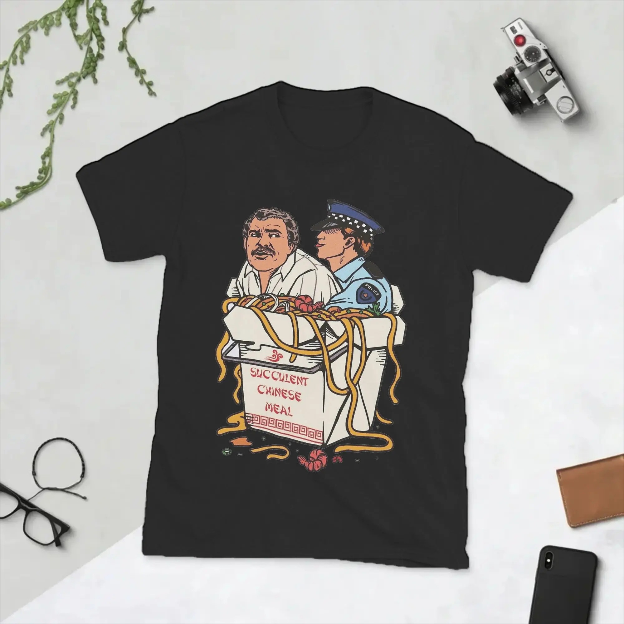 Funny Succulent Chinese Meal Meme Men's T Shirts Funny Meme Fashion Tee Shirt Short Sleeve Round Neck T-Shirts Pure Cotton