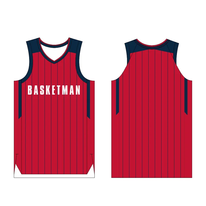 BASKETMAN Basketball Jerseys For Men Customizable Team Name Number Logo Printed Vest Workout Fitness Sports Training Tracksuits