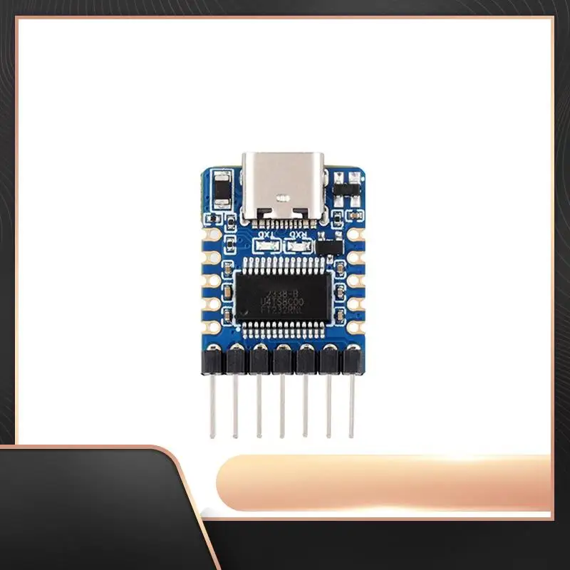 

Модуль последовательной связи Waveshare FT232 USB-TTL UART TYPE-C, модуль последовательного адаптера 3,3 В/5 В, уровень для Win7/8/10/11 MAC A-N3