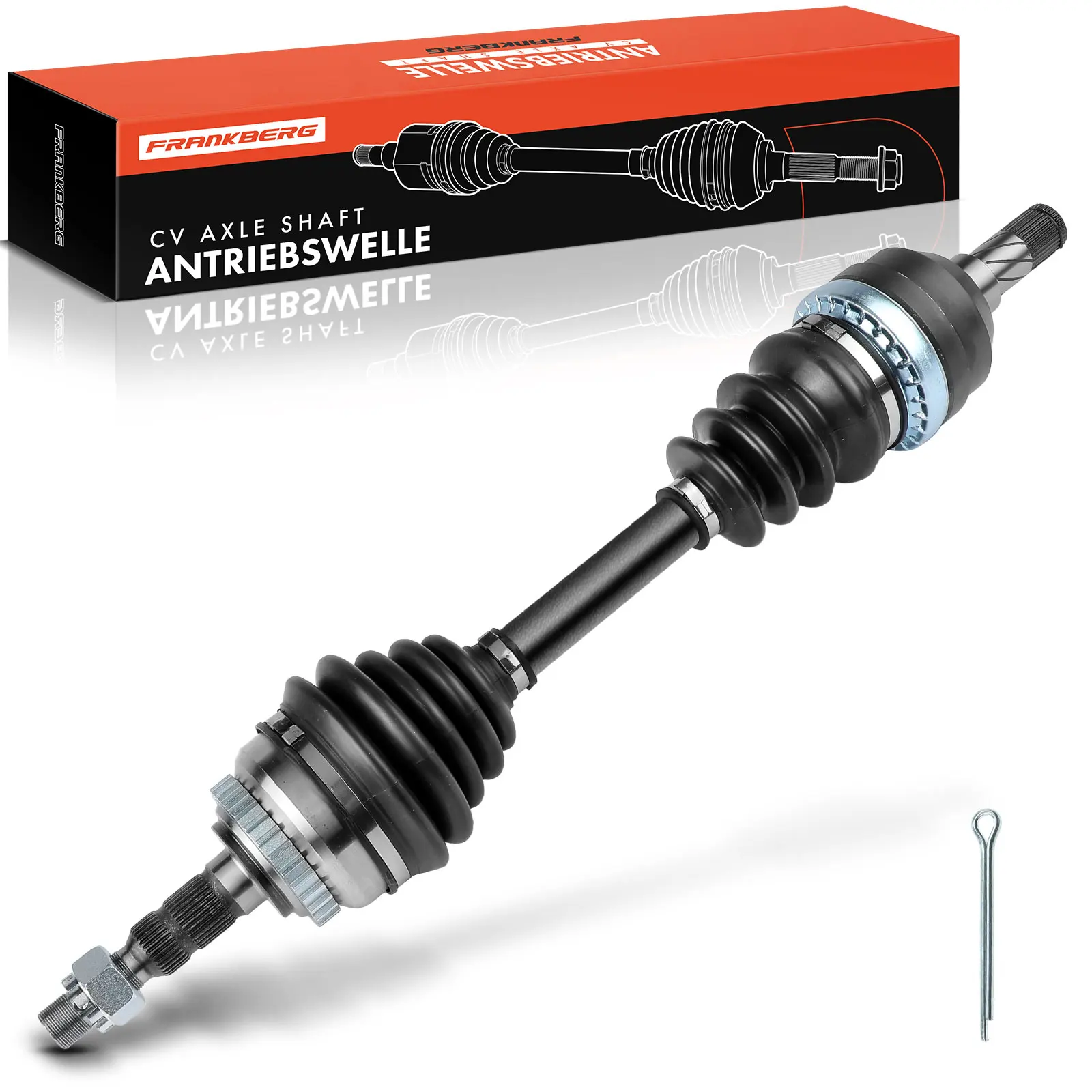 Frankberg 1x Aandrijfas Vooras Links voor Opel Astra G T98 F70 Meriva B J96 1995-2005 90511447 9117409 90465499 9195430