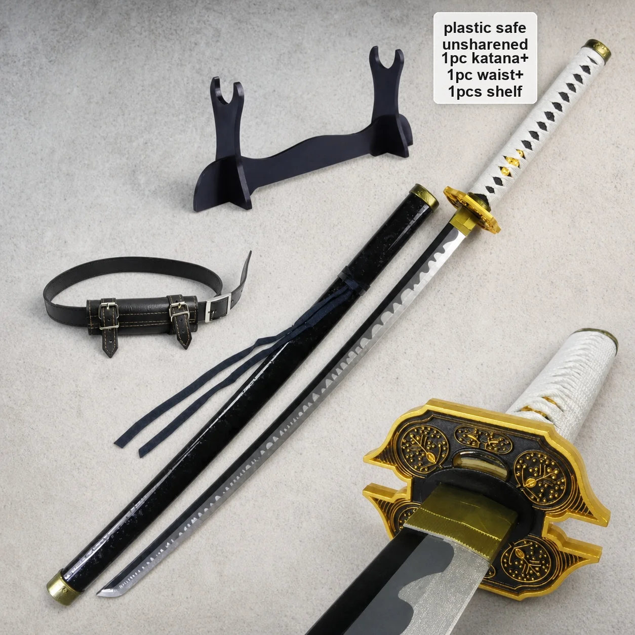 40inch Devil May Cry Vergil Katana With Stand Shelf Set Anime Cosplay Prop Sword Ninja Knife Blade Sabre 1:1 Scale Wood Toy Gift