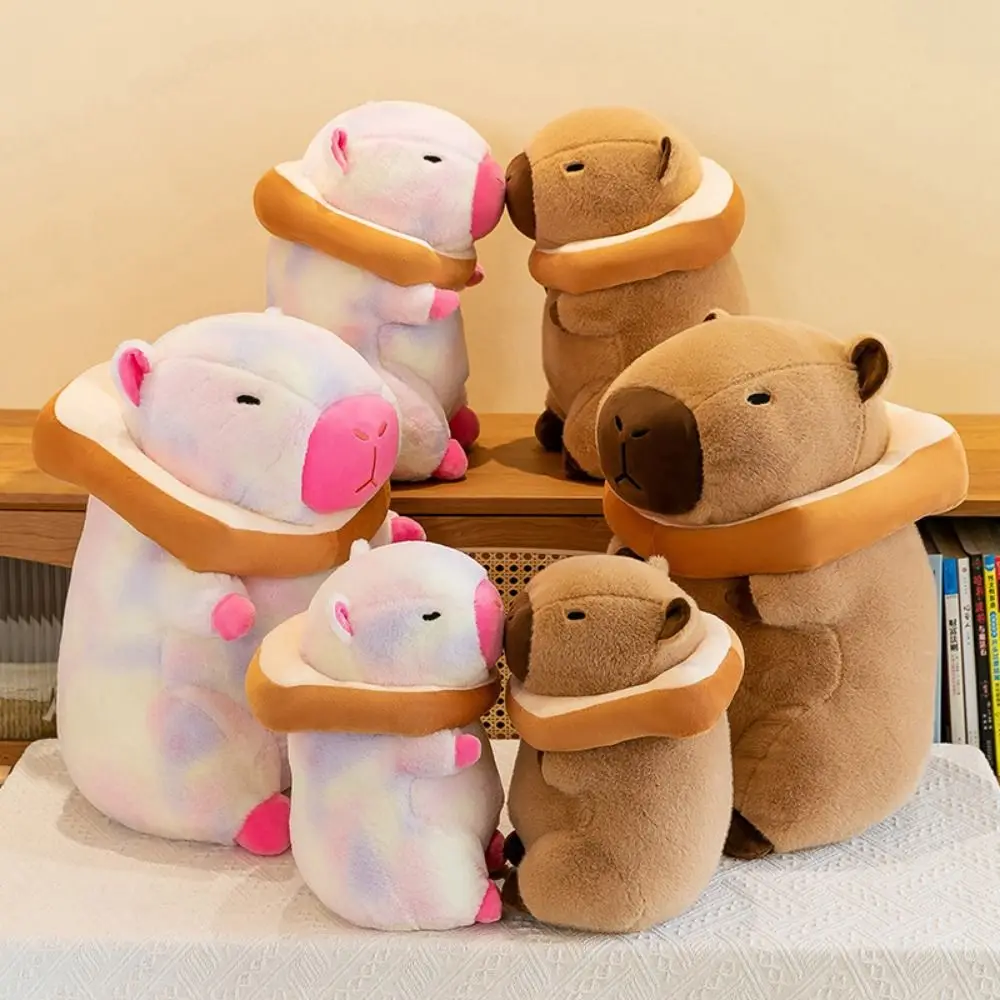 

Toast Simulation Capybara Plush Toy Simulation Pink Capybara Capybara Stuffed Doll Cute Doll Soft Capybara Plush Pillow