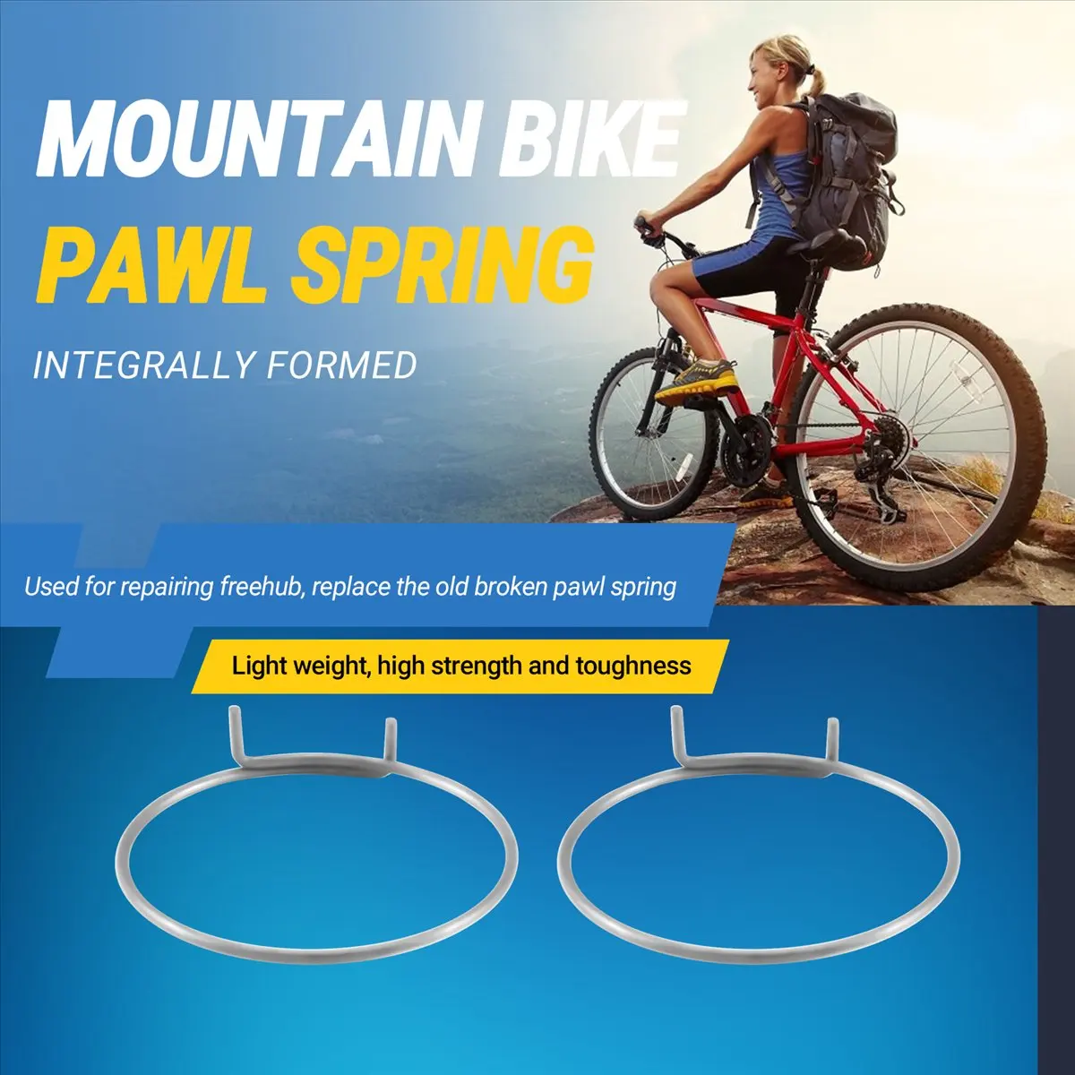 【CYBER MONDAY】5Pcs Bike Freehub Pawl Spring Bicycle Tower Base Spring Cassette Driver for Road Mountain Bike Replacement