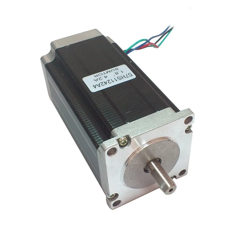 santuo-57-stepper-motor-112mm-large-torque-3nm-two-phase-24v-single-axis-dual-axis-8mm-stepper-motor