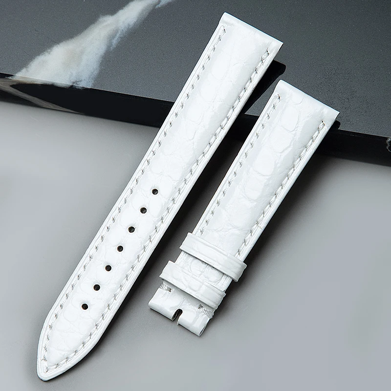 FUYIJIA Private Custom Original Watchbands Circular Nile Crocodile Skin Strap Master Handmade Wristband Luxury Watch Accessories