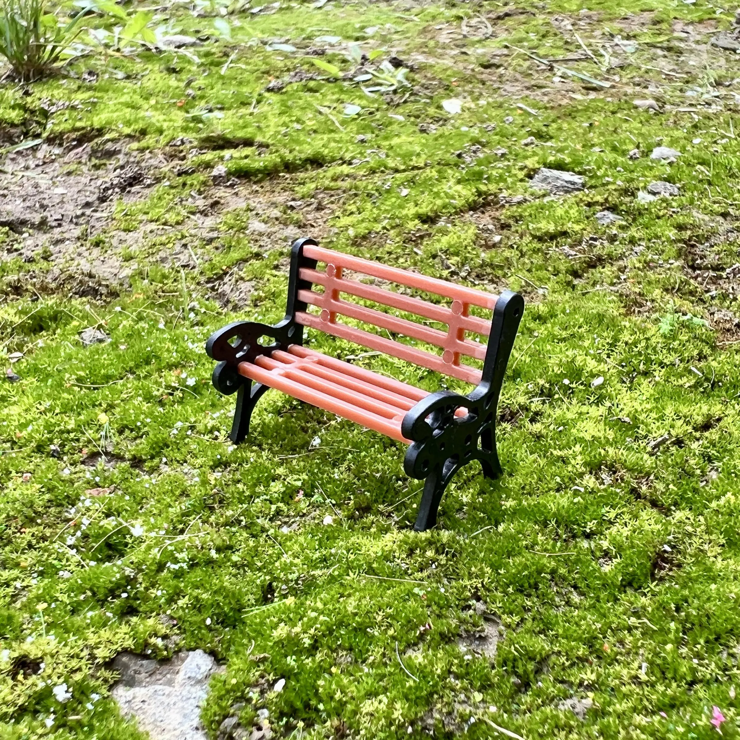 5 Stück/Set Mini-Sitzbank-Modell im Maßstab 1:200-1:75 aus ABS-Kunststoff für Garten/Eisenbahn/Zug-Layout-Diorama-Bausätze – Detail 9