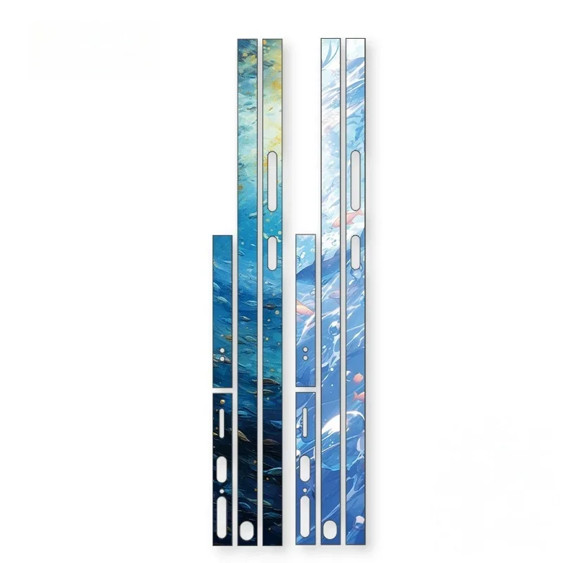 2PCS Colorful Phone Side Sticker Frame Film For SAMSUNG Galaxy S26 S25 S24 Ultra S25 EDGE Matte Edge Protector Skin Wrap