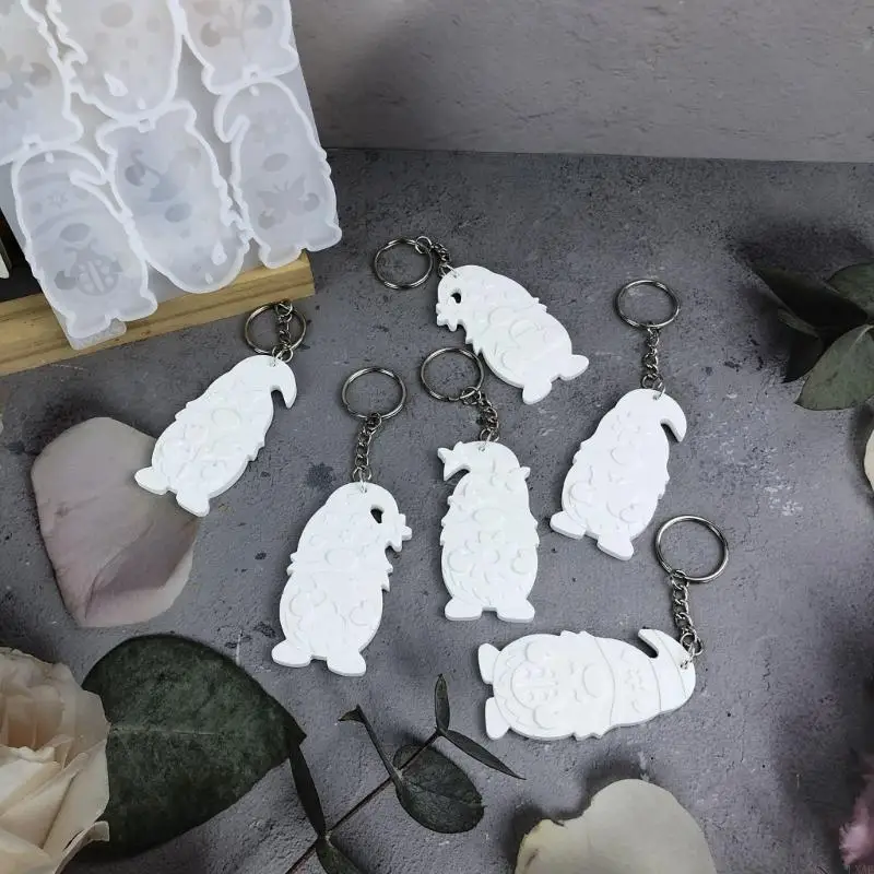 Clay Mould Gnome Pendant Molds Silicone Hand Making Supplies for Pendant