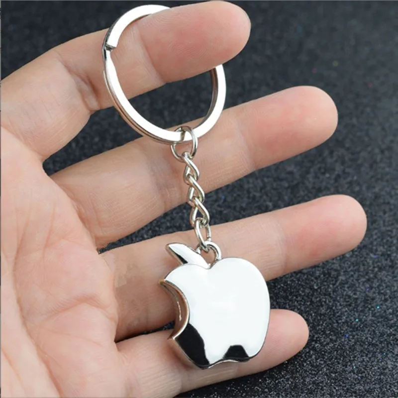 New Metal Apple Keychain Creative Gift Apple Keychain Keychain Jewelry