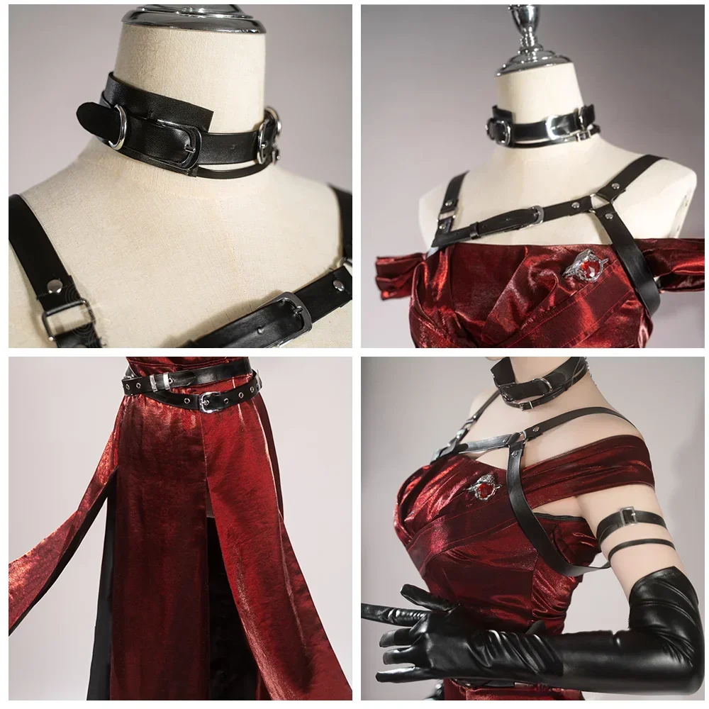 Game Love And Deepspace Cosplay Costume Adult Halloween Women Hunter Dress Uniform Earrings Full Set Accessories Suit Outfits