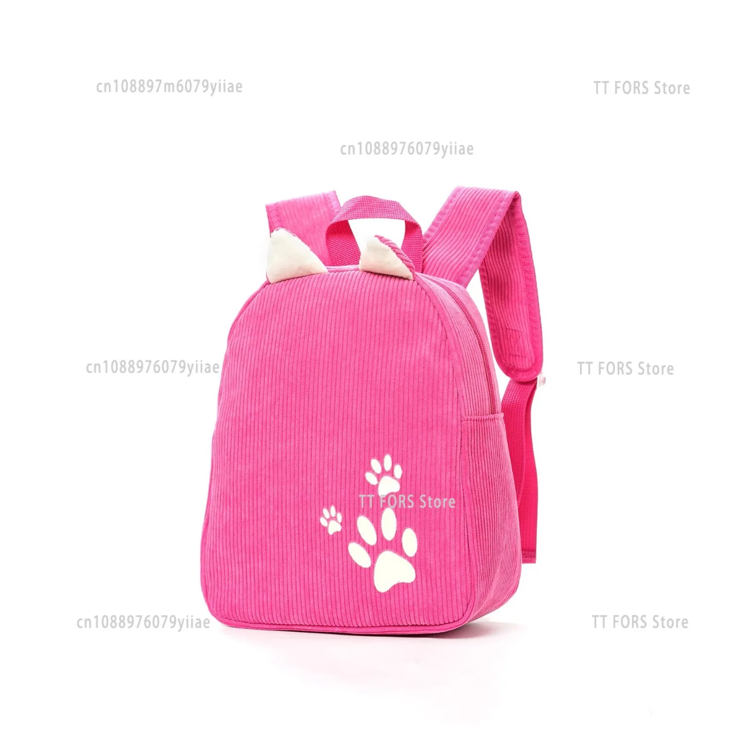 กระเป๋าเป้เด็ก DIY ลายการ์ตูน ความจุขนาดใหญ่ กระเป๋าเป้ผ้าลูกฟูก สำหรับเด็กชายและเด็กหญิง กระเป๋าเป้เด็กอนุบาล ของขวัญสำหรับเด็ก