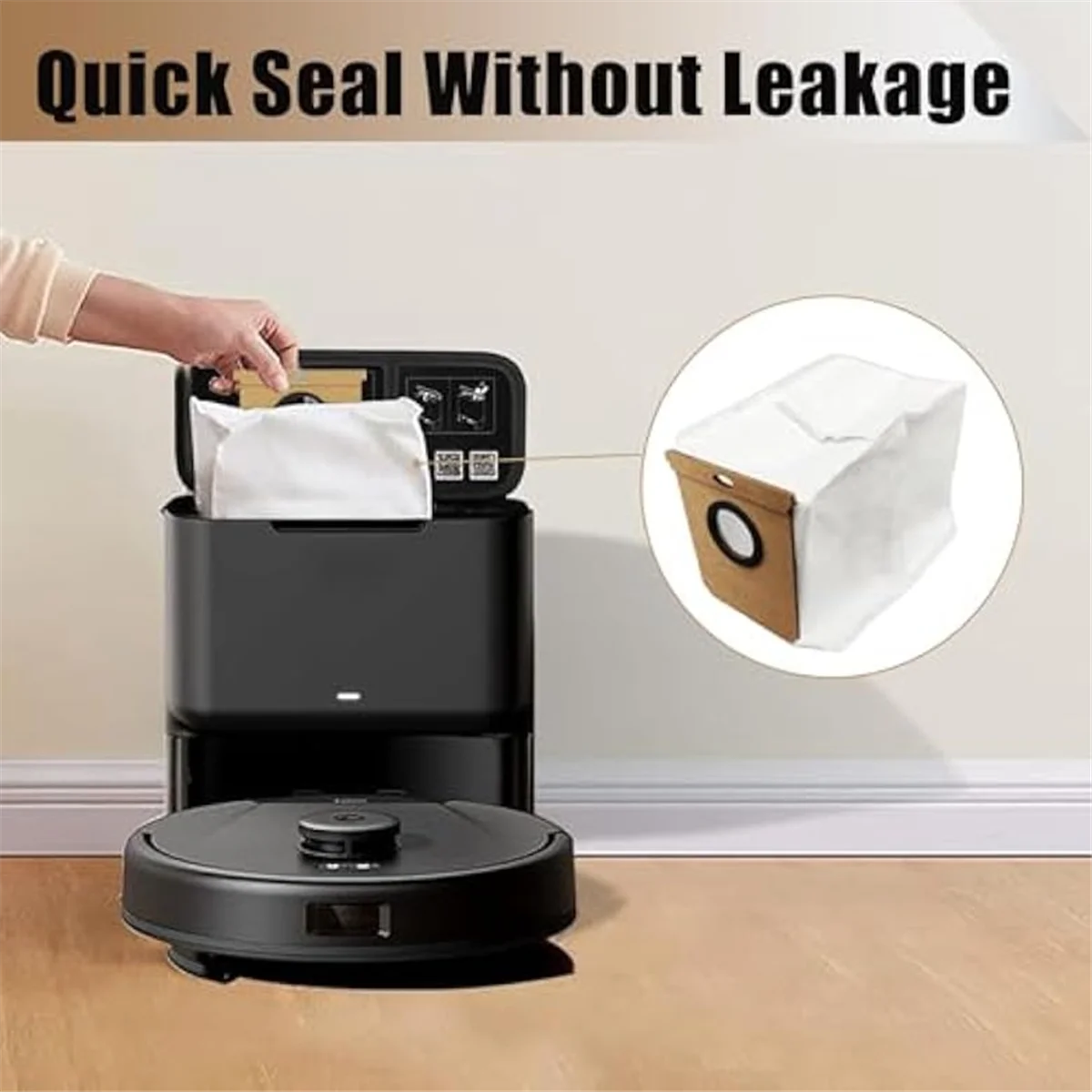 Sac à poussière pour aspirateur wald fy L50 SES/ L60 SES, lot de 9, pour Conga Home 10000/8090 Ultra/ 9090 AI, pour Haier H9 Plus