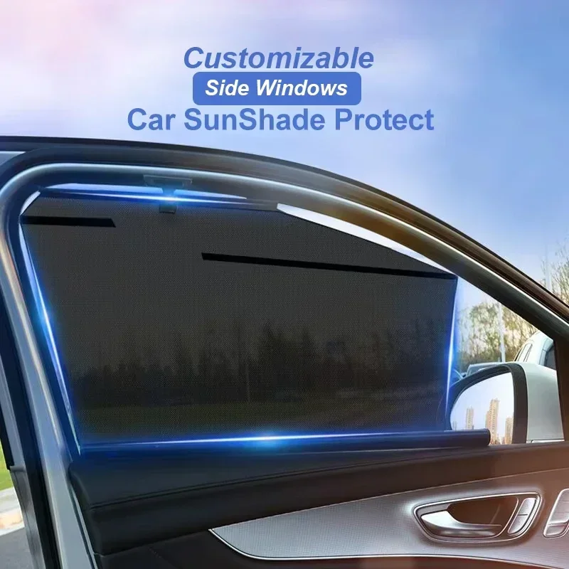 Customizable Car Sunshade Side Windows Automatic Retractable Sun Visor Other Car Accessories