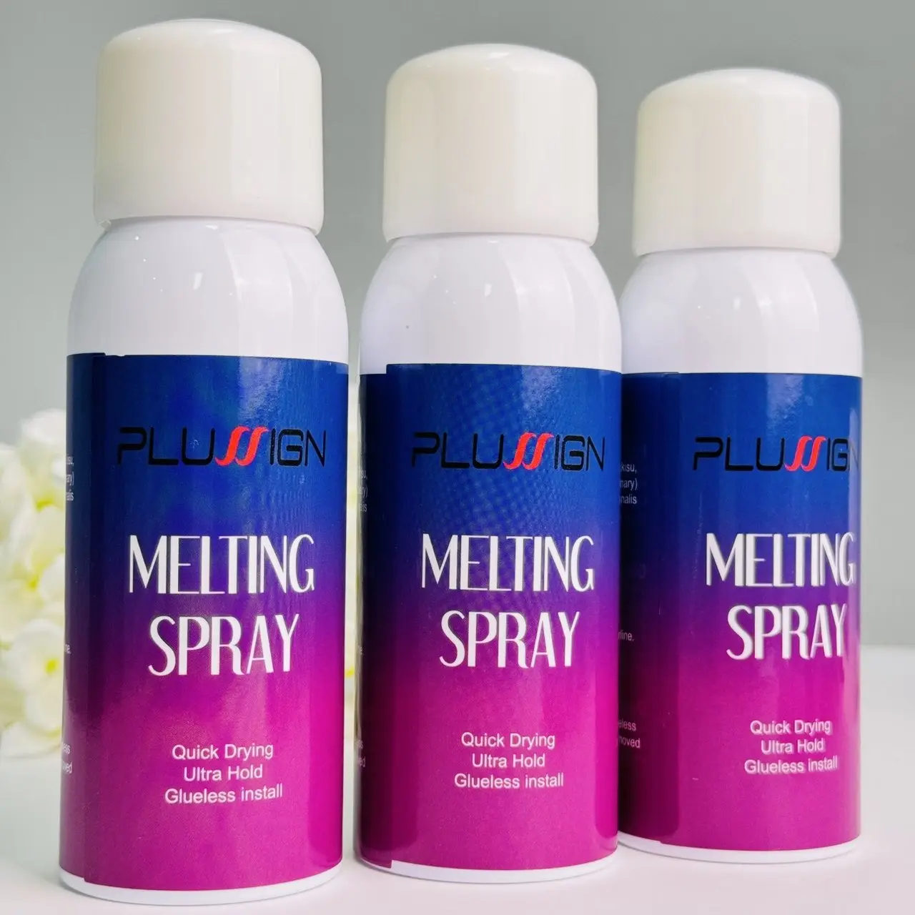 120Ml Lace Melting Spray Seamless Finish Glue Spray Wig Melting Spray & Hair Adhesive For Lace Wigs Strong Invisible Lace Glue