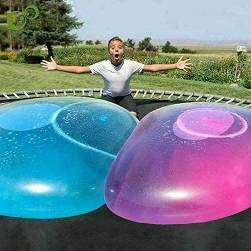 3er-Pack mit Wasser gefüllte Bälle für Kinder, 120 cm, riesiger Blasenball, aufblasbarer Wasserball für Kinder, Party-Spiel im Freien, tolle Geschenke