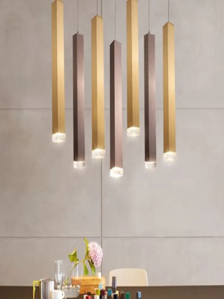 

Led bar chandelier single head hotel front desk creative personality art postmodern minimalist light luxury restaurant light