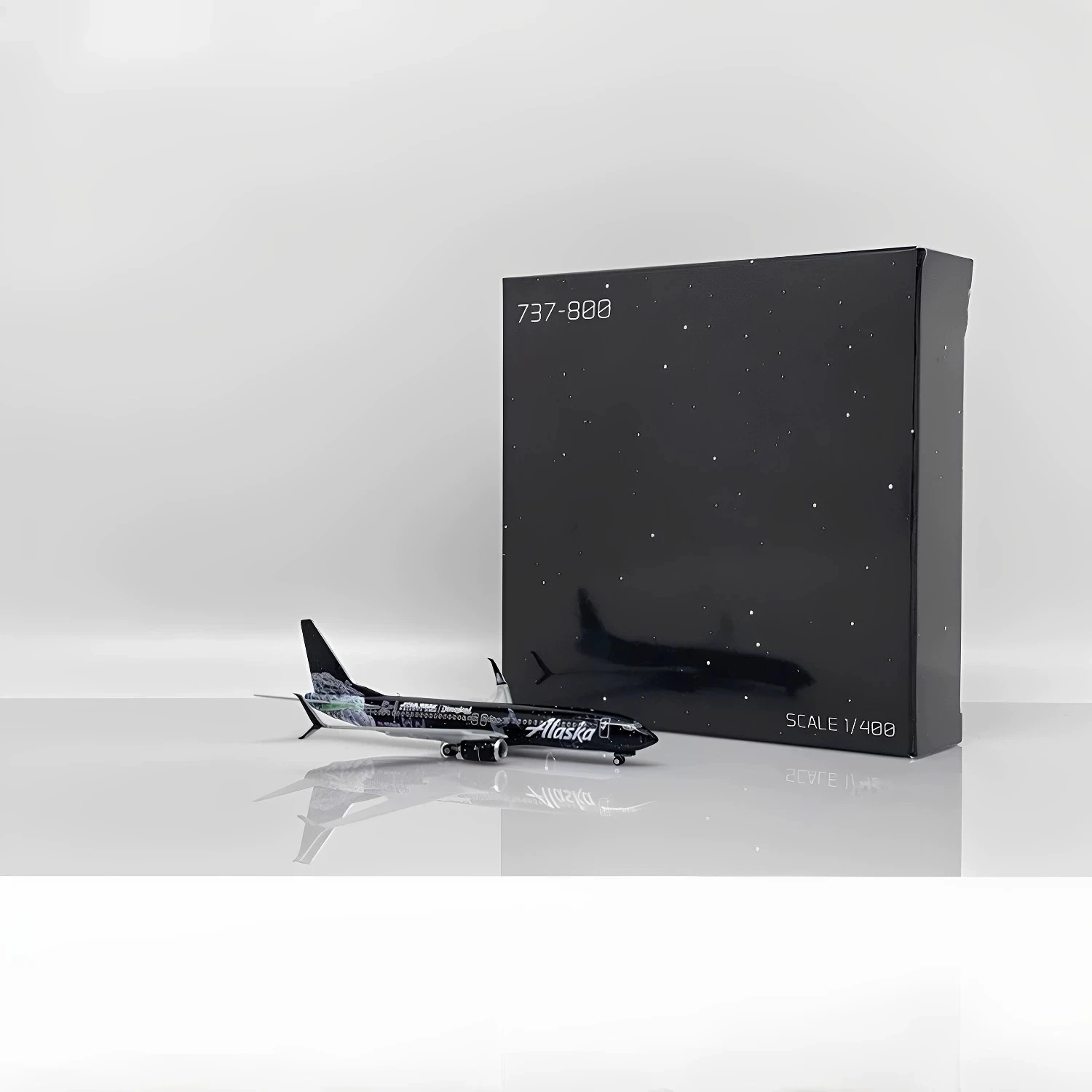 JC Wings Diecast 1/400 Maßstab Legierung Flugzeug Modell B737-800 Alaska Airlines Flugzeug Spielzeug für Jungen Geschenk Original Box