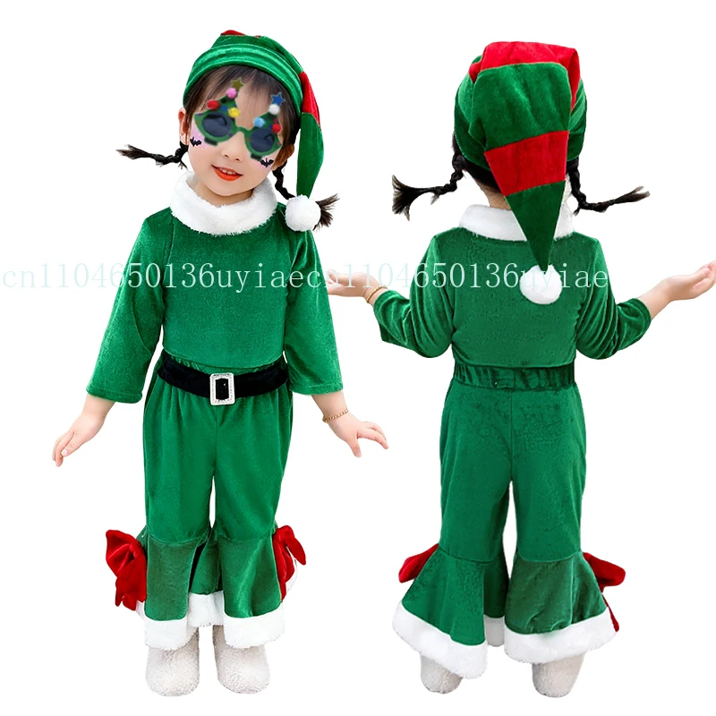 أزياء عيد الميلاد للأطفال، مجموعة أزياء تنكرية للأولاد والبنات، فستان حفلات الكرنفال، مجموعة ملابس عيد الميلاد، هدايا المهرجان