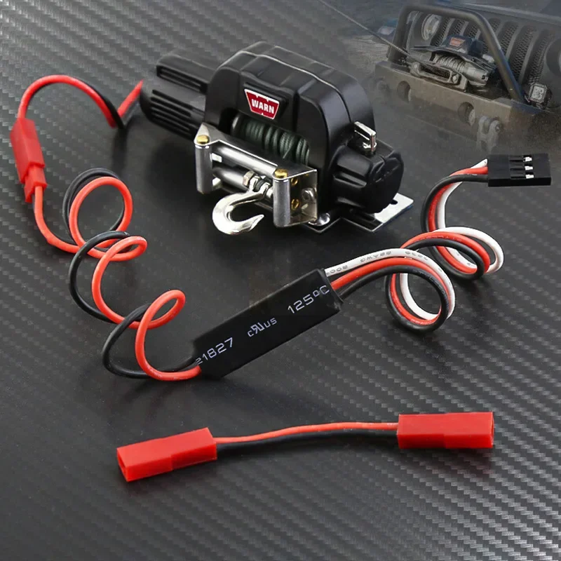 6V-11.1V RC Car Winch 3CH Three Channels Control Line Panel For 1/8 1/10 RC Crawler Car Axial SCX10 Traxxas TRX4 Tamiya MST