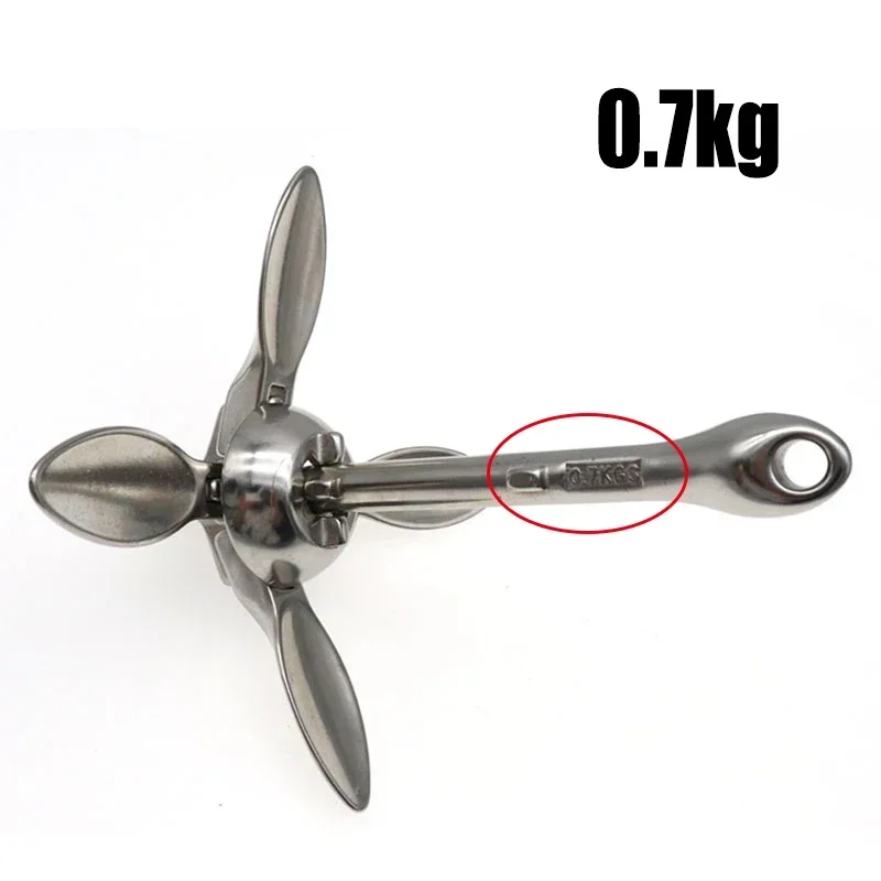 

Universal 0.7KG Docking Hardware Boat Folding Grapnel Anchor Stainless Steel Durable For Boat Marine Yacht Marine Accessories