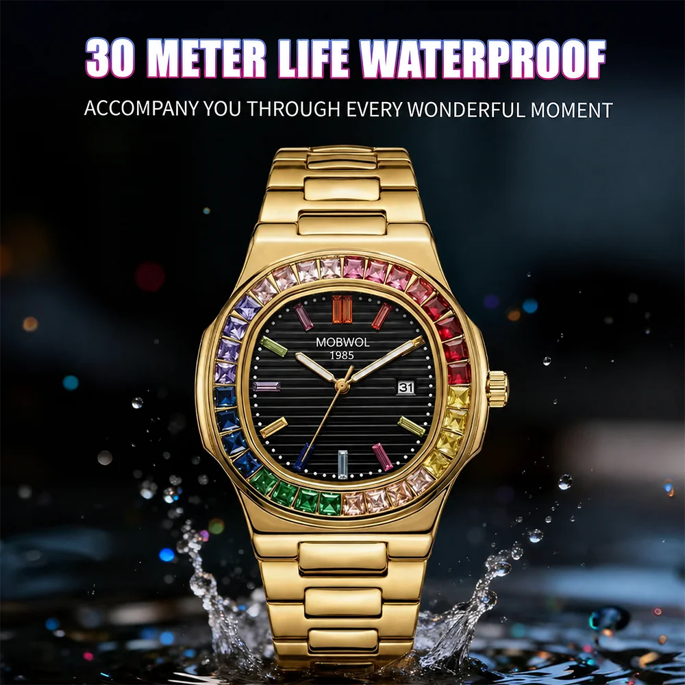 MOBWOL Fashion Business Men's - Smartwatch Watches Birthday Gift For Men 评论和价格
