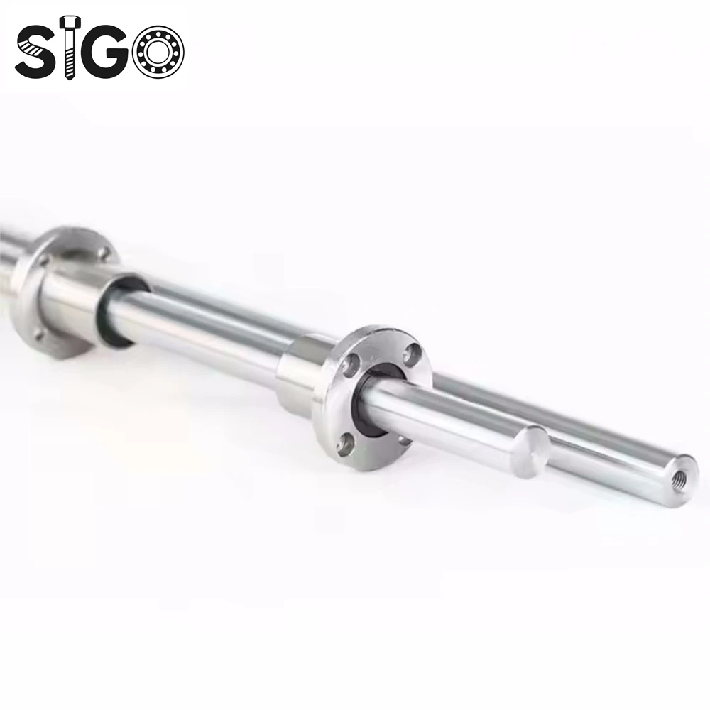 Rodamiento de movimiento lineal de acoplamiento de brida redonda serie Sigo LMF LMF8UU/LMF10 para eje de varilla