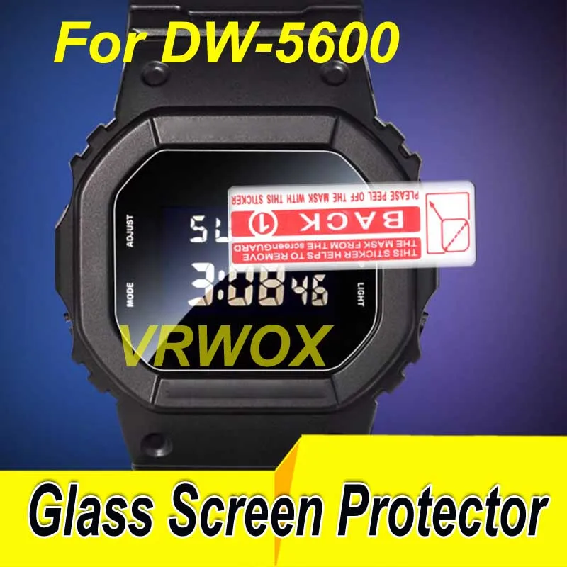 

3Pcs Glass For DW-5600UBB GBD-200 GBX-100 GW-5035 GWX-5600 DWE GMW-B5000 B5600 GW-5000 GX-56 Watch Glass And TPU Protector