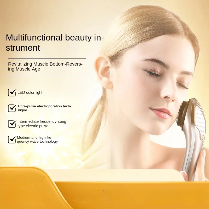 Instrumento De Belleza De Microcorriente V, Esencia Facial, Introducción, Rejuvenecimiento De La Piel, Masajeador Facial, KD9907