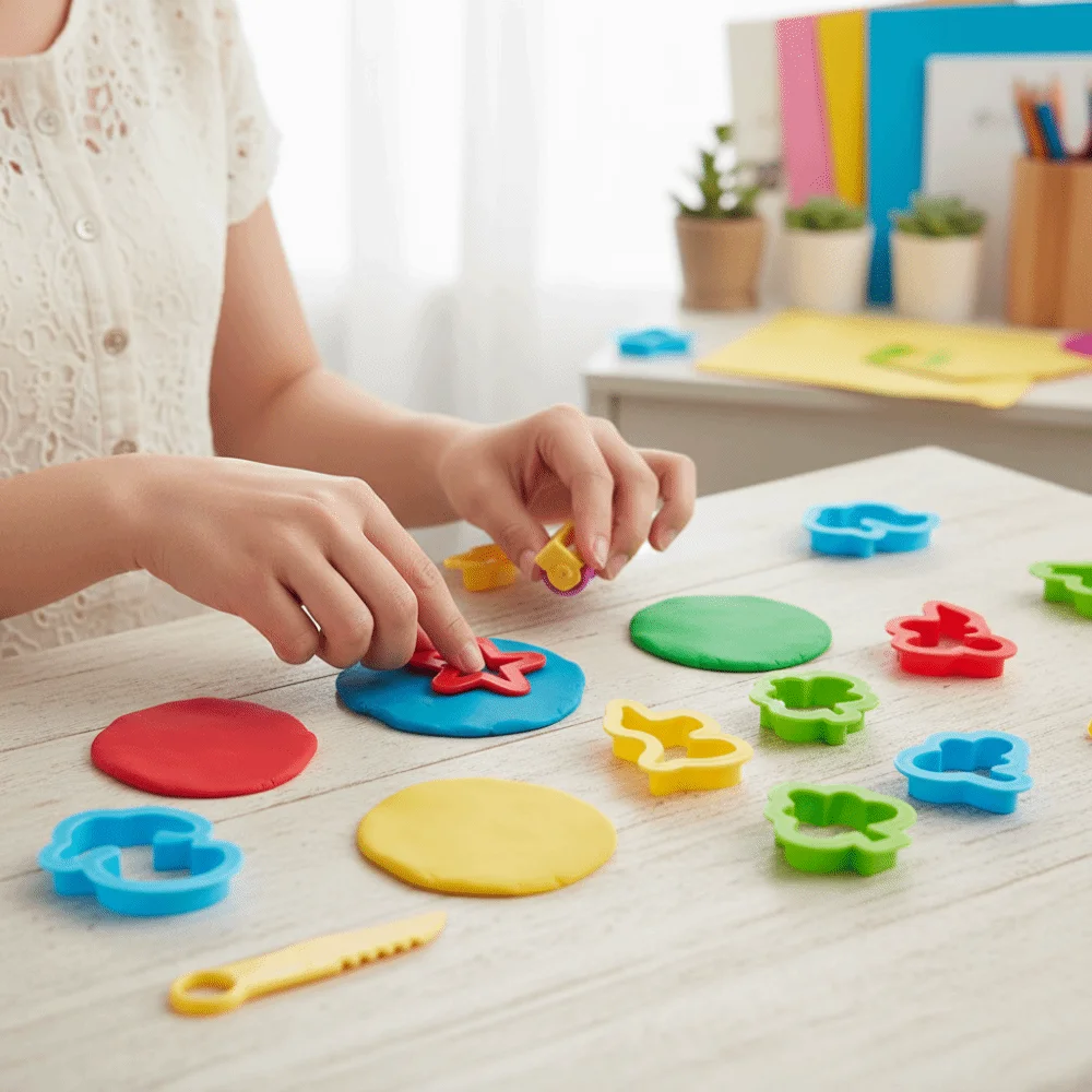 14pcs Practical Various Shape Cutters Modeling Clay Cutters Lightweight Easy Cleanable Playdough Tool Kit Clay Starter Set DIY