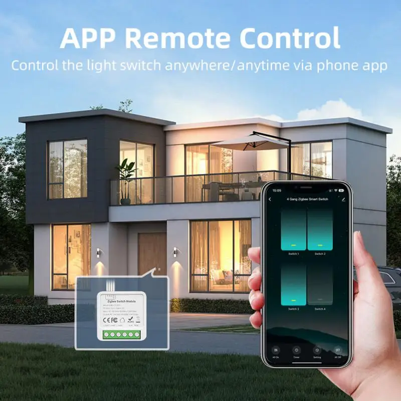 Tuya Smart Home Smart Switch with Power Monitor 16A Mini Breaker Voice Control for Homekit Siri Alexa Alice