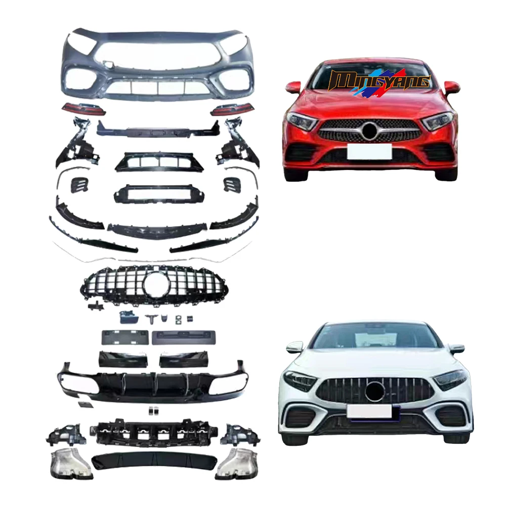 

Modification PP Plastic CLS 2019+ Car Bumper Grill Diffuser Accessories Bodykit for Mercedes Benz CLS C257 Upgrade GT63 Body Kit