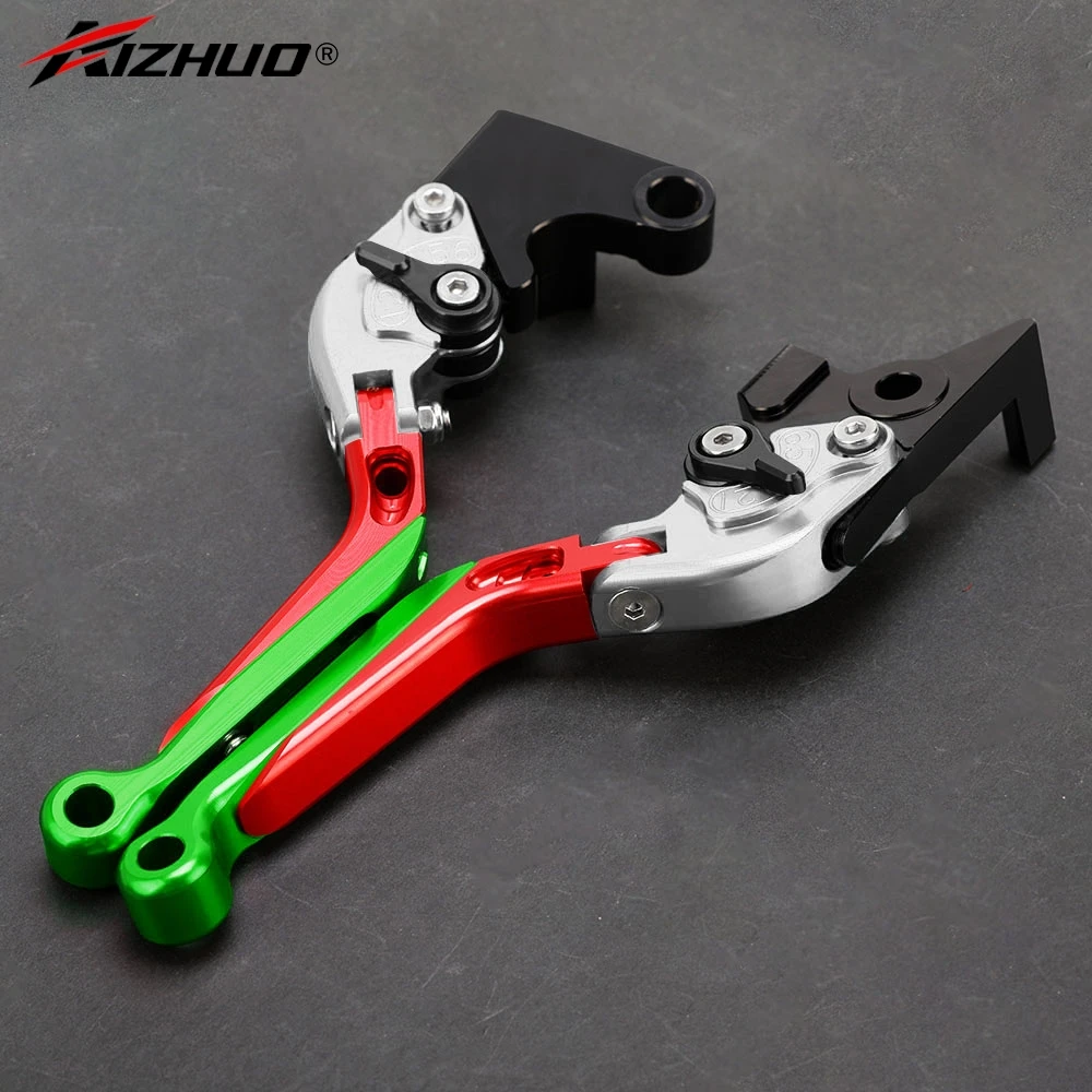 

RSV MILLE /R Motorcycle Adjustable CNC Brake Clutch Levers Handlebar Grips For Aprilia RSV 1000 Mille R 2004 2005 2006 2007 2008