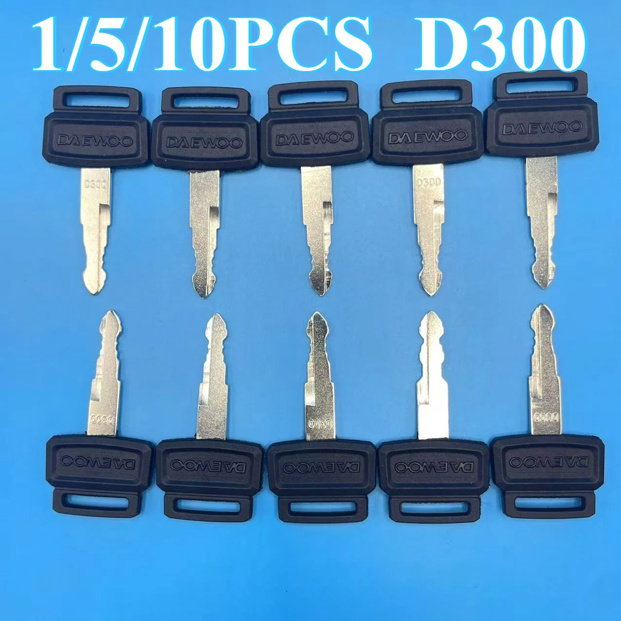 

1/5/10 шт. D300 KEYS Экскаватор Тяжелое оборудование Ключ зажигания D300