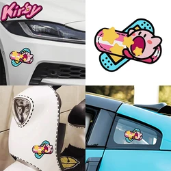 Kirby Cartoon Car Stickers Anime Creative Motorcycle Private Car Waterproof Stickers Interior Accessories Decoration Vinyl Decal