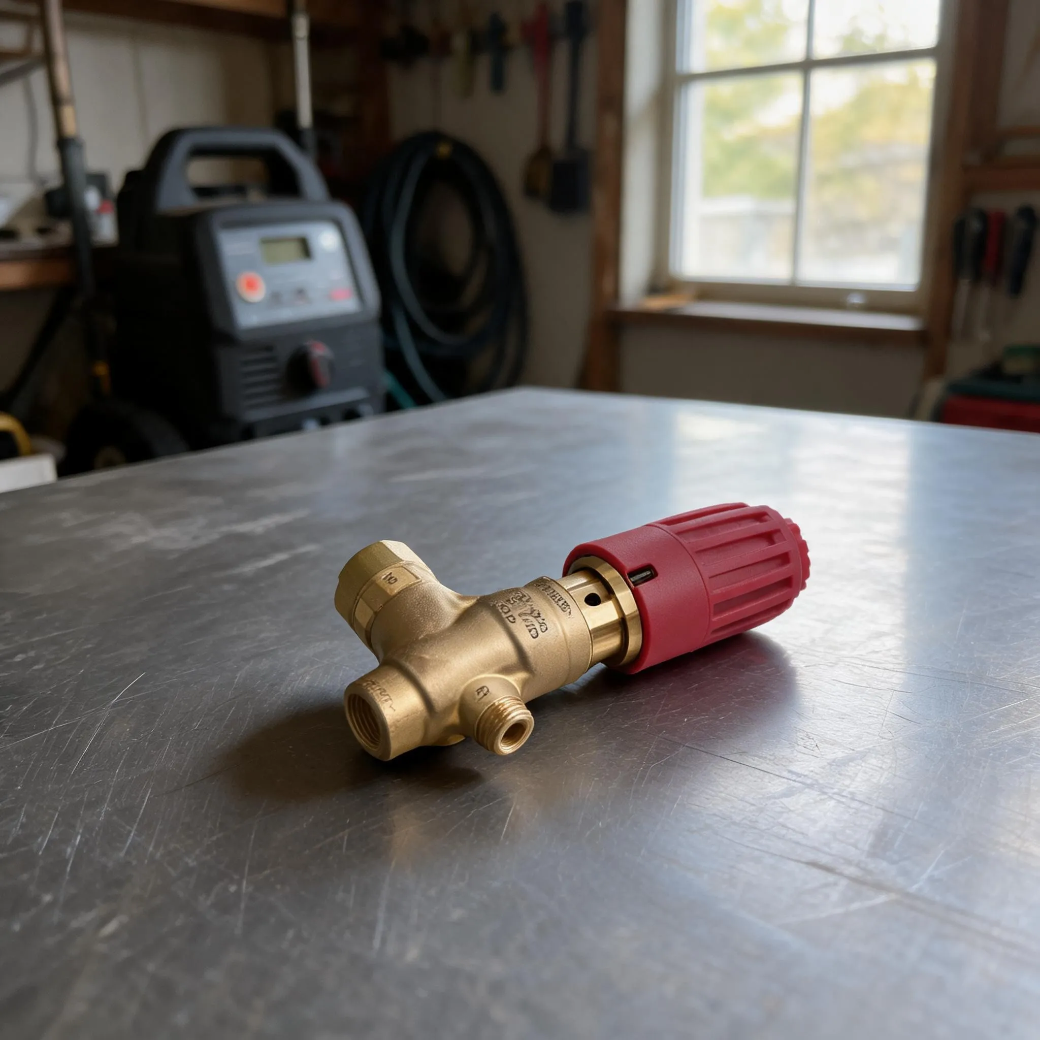 Brass Unloader Valve 350 Unloader Valve Robust Brass And Steel Intuitive Knob Design 1 2 Inch FPT Size For VB350 Pump