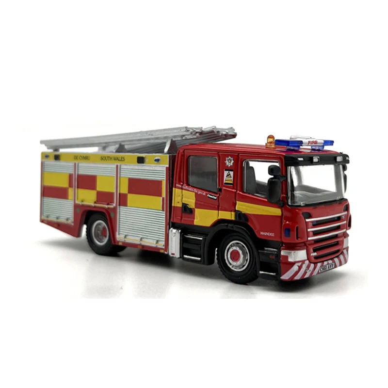 

Diecast Alloy 1:76 Scale CP28 Pump Ladder Fire Truck Model Die-cast Metal Adult Vehicle Toys Collectible Gifts Souvenir