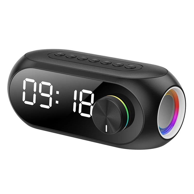 Alarm Clock Radio For Bedrooms With Color Night Light, Dual Alarm, Dimmer, Nap Timer, FM Radio With For Bedroom