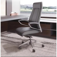 Ergonomic High Back Comfortable Office Furniture Lumbar Support Leather Boss Swivel Executive Office Chair