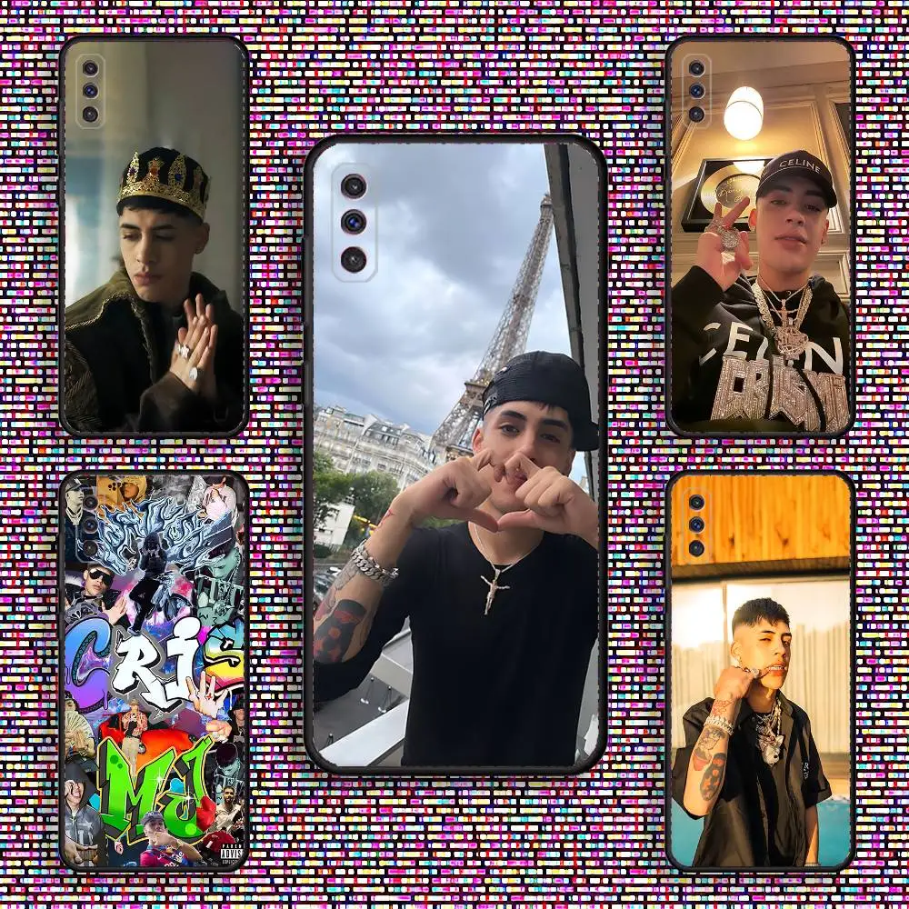 

Rapper Cris MJ Phone Case For Samsung S 25,24,23,22,30,21,10,9,Ultra,Plus,Lite,FE,4,5 G Black Soft Case