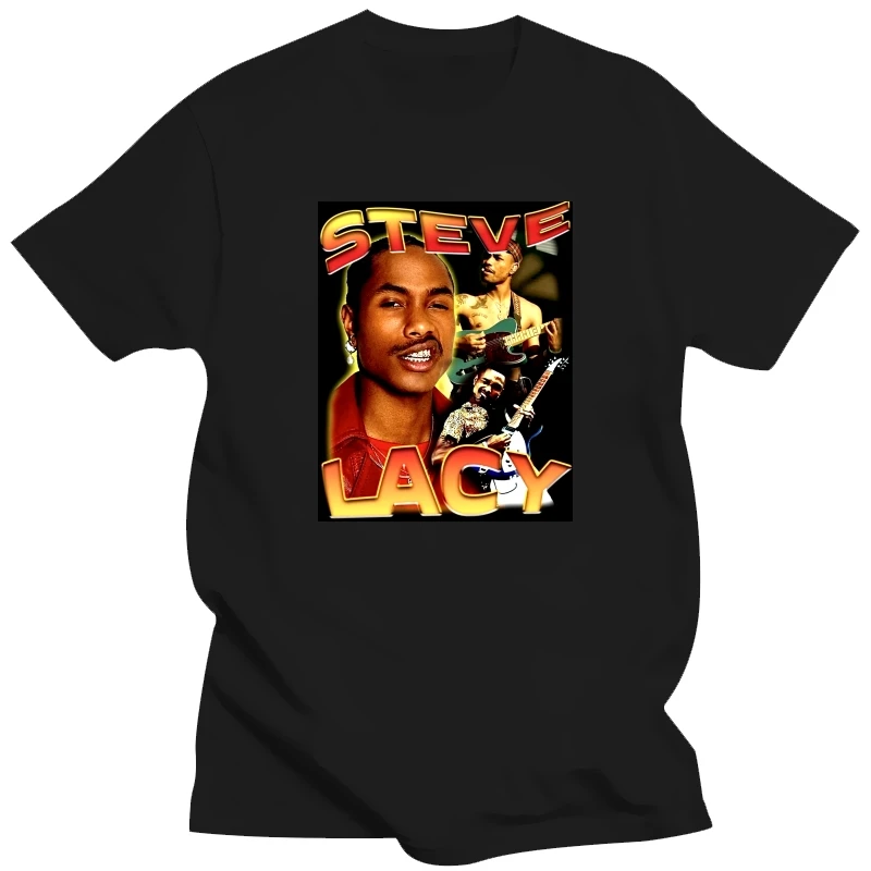 

Steve Lacy T Shirt Print Vintage Retro T-shirt Rock Jazz Summer Men Cotton Tshirt Streetwear Casual Short Sleeve Male Clothes