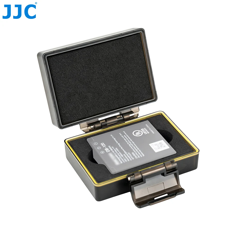 JJC Portable DB120 Battery Storage Case SD Memory Card Case Holder for Ricoh GR IV Holds 1 Ricoh DB120 Battery 1 SD 2 TF Cards