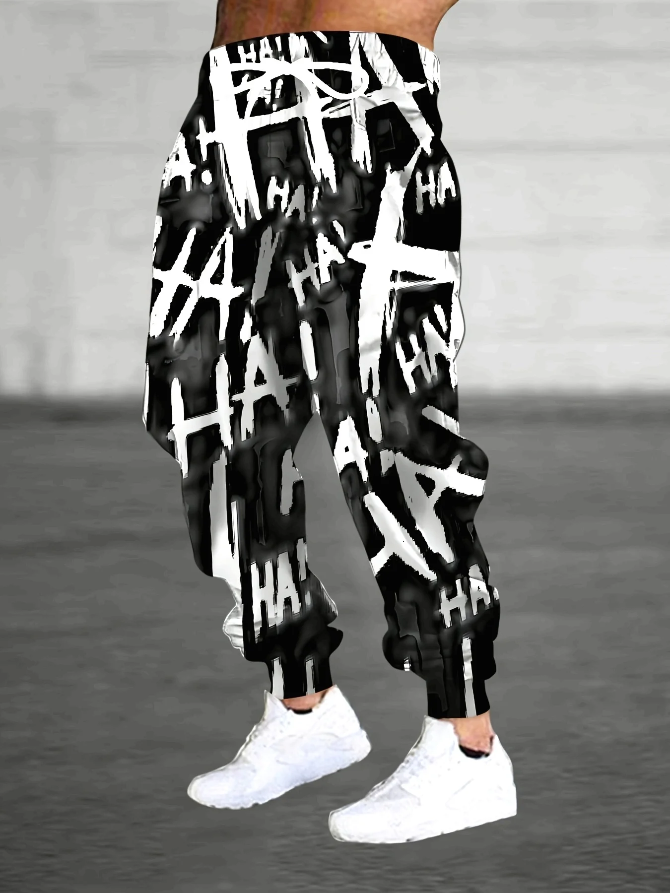 

The new men's trousers for Spring and Autumn 2025 feature street casual fashionable comfortable and soft 3D graffiti printing