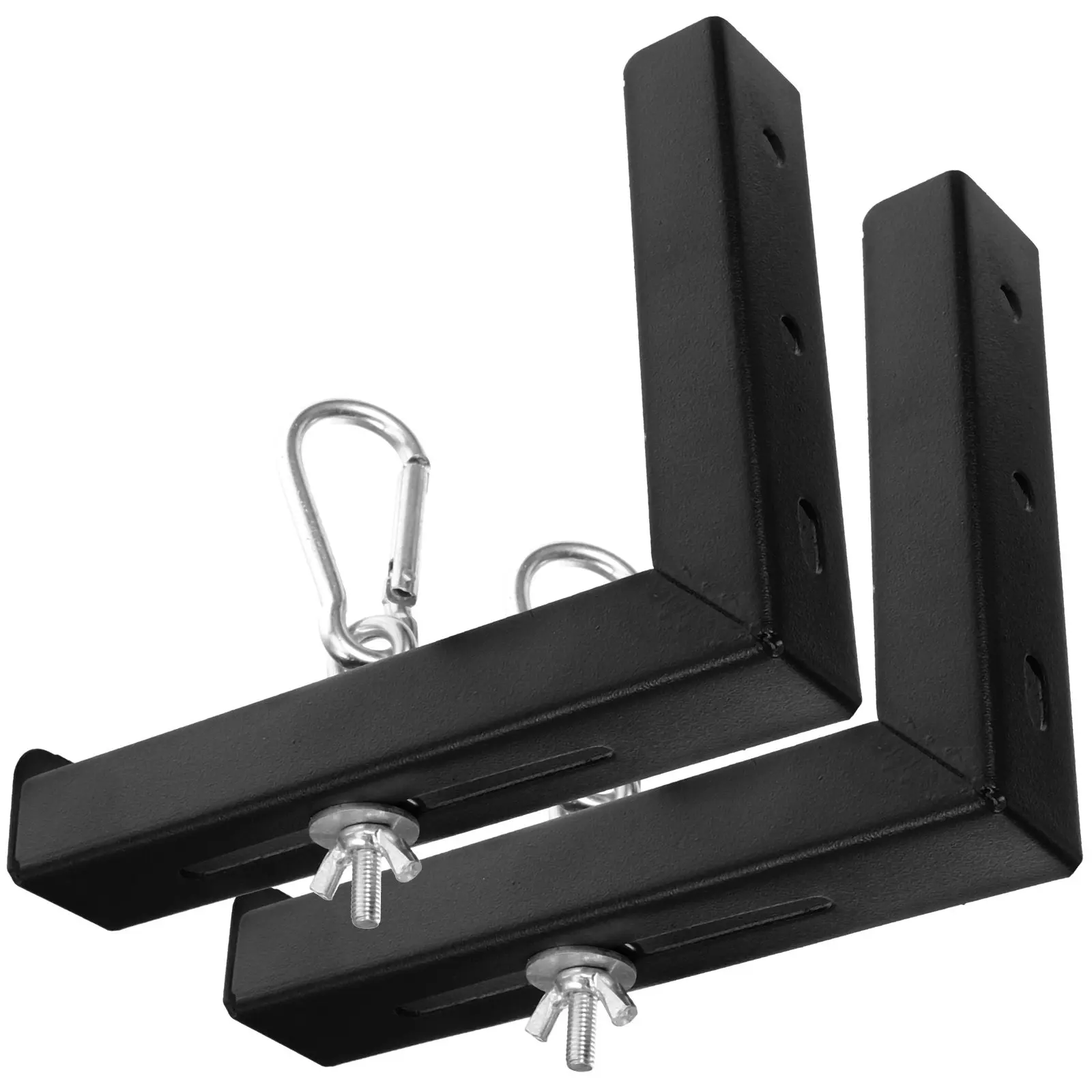 

Кронштейн для настенного крепления экрана проектора, 2 шт., L-образный железный крюк, стабильная опора для ручного выдвижного экрана для презентаций и фотофонов