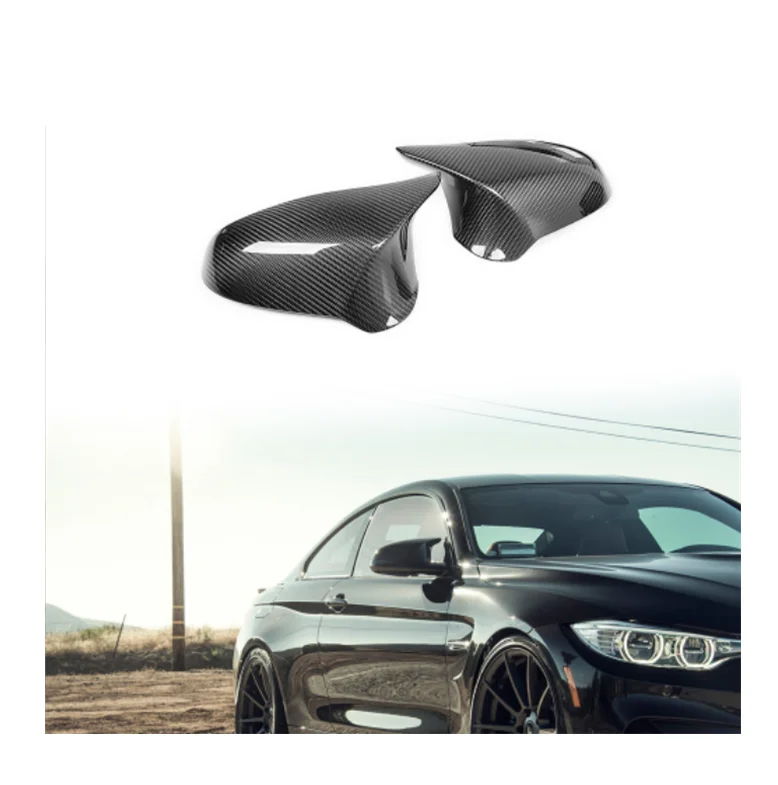 Automotive Parts M Type Mirror Covers For BMW M3 Upgrade BMW F80 M3 Carbon Fiber Mirror Caps