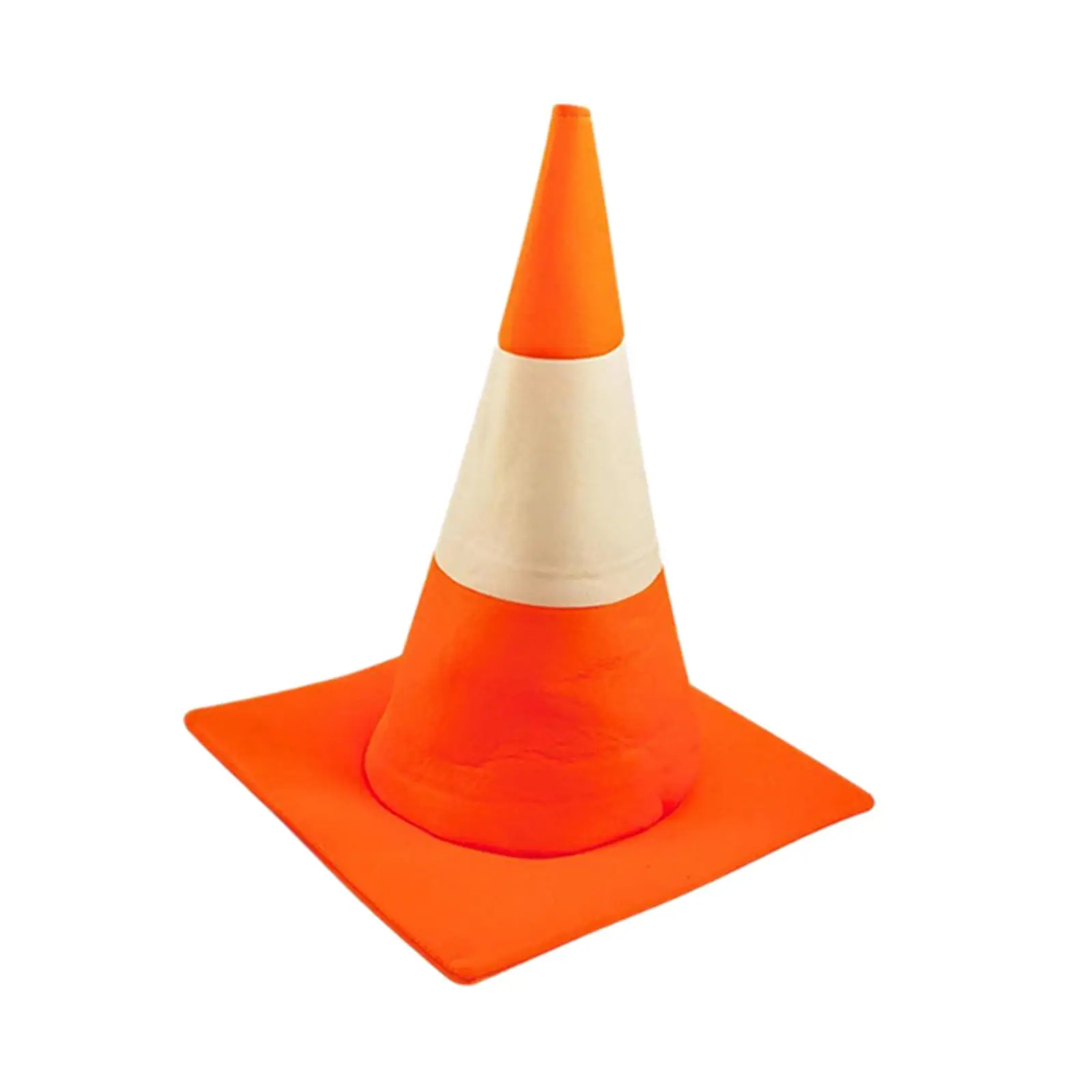 Kapelusz w kształcie stożka drogowego, nakrycie głowy do zabawy w udawanie, na występy, święta Bożego Narodzenia.