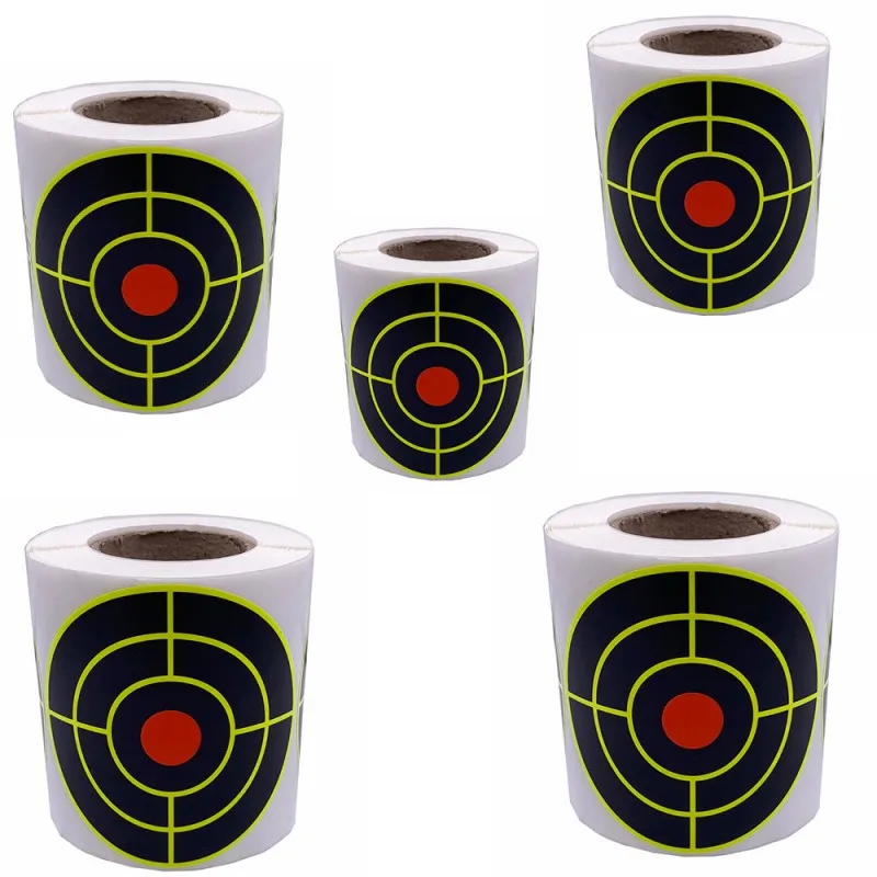 Splash Target Stickers Stickers Bow Slingshot Shooting Target Paper 7.6 Cm 100 Stickers