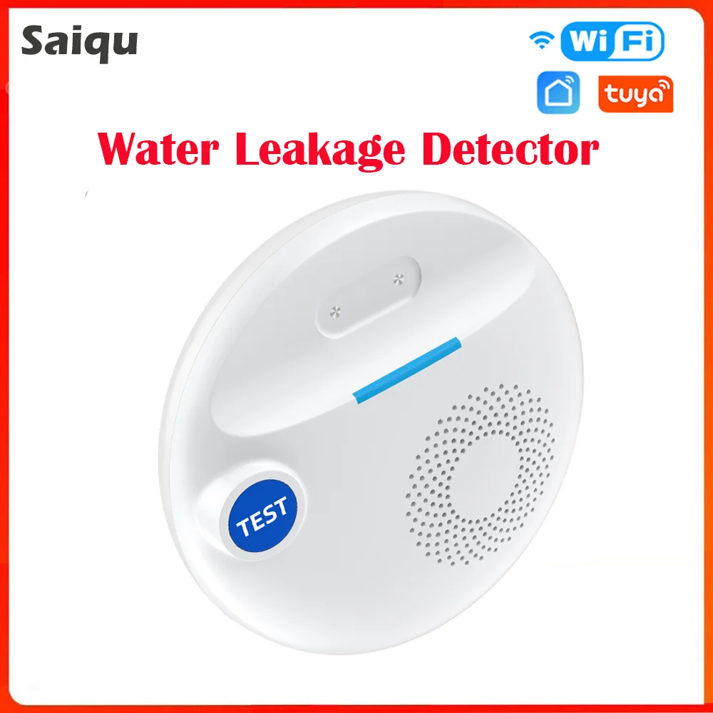 

Water Leak Detectors Wireless Interlinked Water Leak Detector Battery Interconnected Flood Detector Alarm