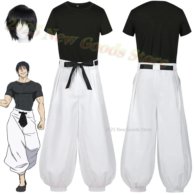 

Anime Jujutsu Kaisen Season 2 Toji Fushiguro Cosplay Costume Sorcerer KillerHalloween Cosplay Costume Jujutsu Full Set Uniform