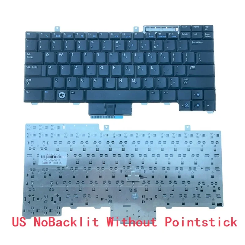New US Laptop Backlit Keyboard For Dell Latitude E6400 E6410 E5500 E5510 E6500 E6510 for Precision M2400 M4400 E6400